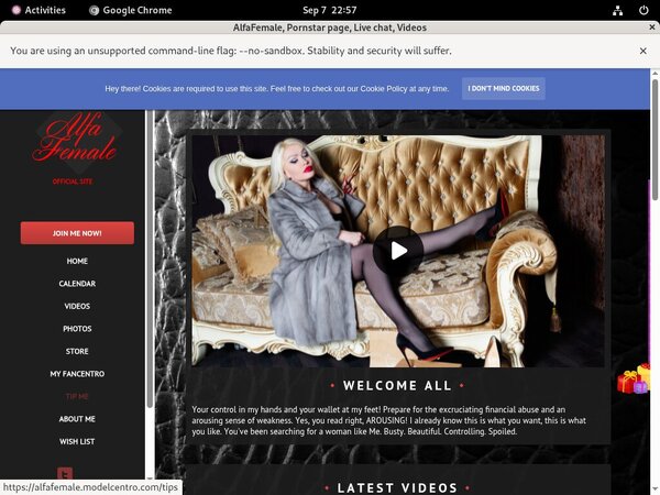 Accounts Of Alfafemale.modelcentro.com