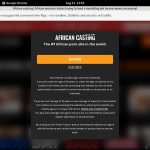 African Casting Password And Login