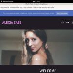 Alexiacage.modelcentro.com Free Tour