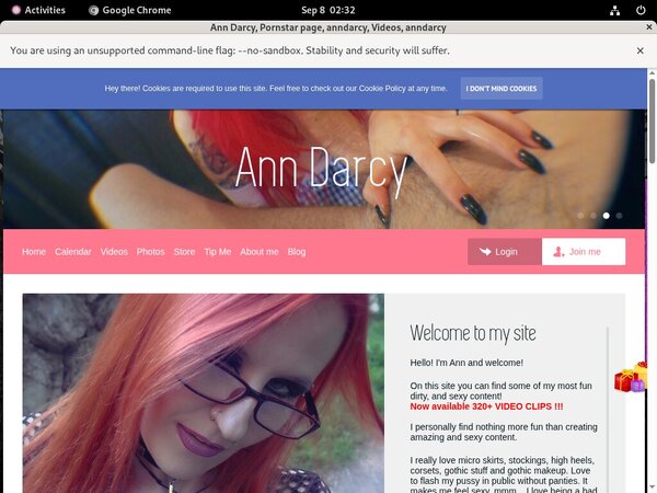 Ann Darcy Paypal Register