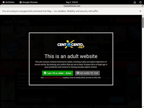 Centoxcento.net New Porn