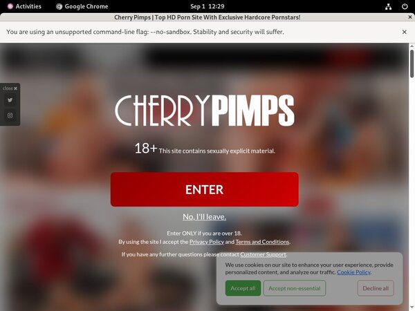 Cherrypimps.com Billing Page