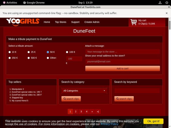 Dunefeet Pay With Paypal