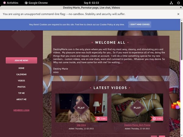 Free Sexxidestiny.modelcentro.com Premium Accounts