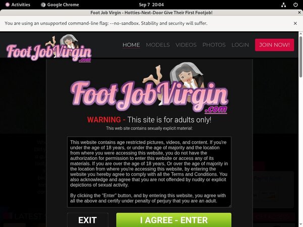 FreeFoot Job Virgin