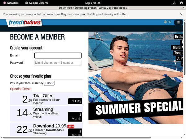 French Twinks Discount 70% Off