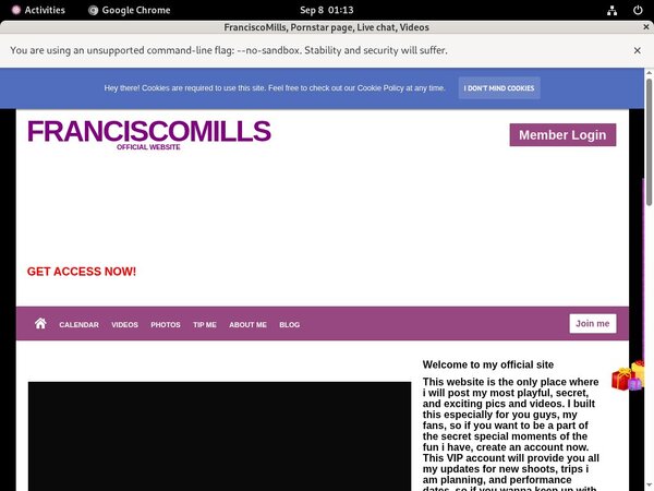 Login FranciscoMills Free Trial