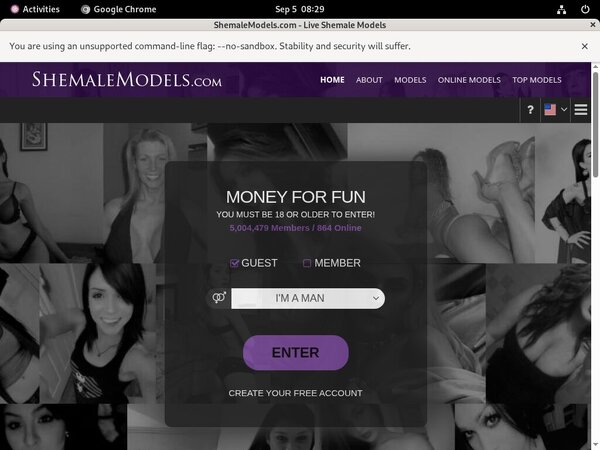 Models Shemale Membership Discount