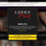 New Ladyboy Pussy Accounts