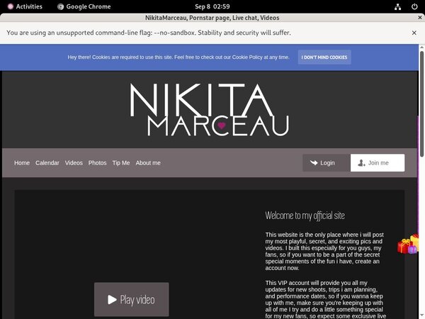 Nikitamarceau.modelcentro.com Alternate Payment