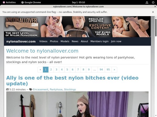 Nylonallover Discount Order