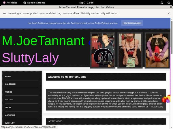 Pay For Mjoetannant.modelcentro.com