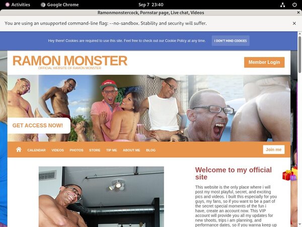 Ramonmonstercock Discount Passes
