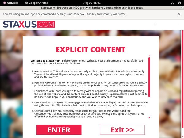 Staxus Discount On