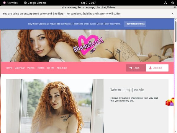 Subscribe To Shamelessxy