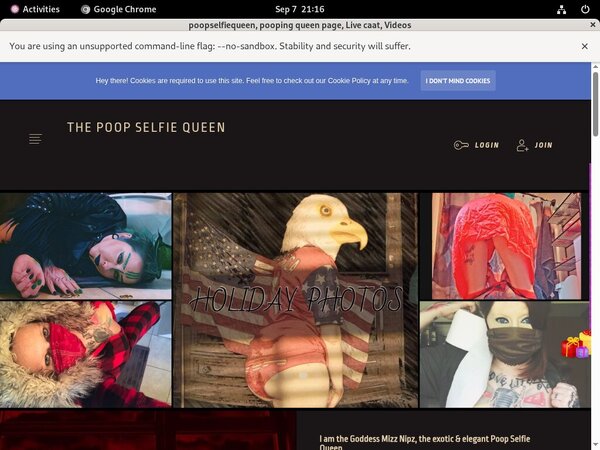 ThePoopSelfieQueen Trial Membership $1