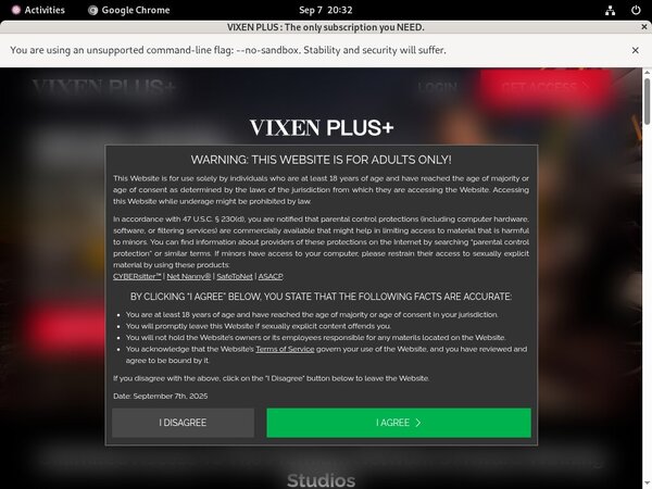 Vixen Plus Free Username