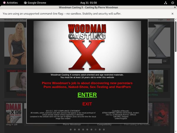 Woodmancastingx.com With Prepaid Card