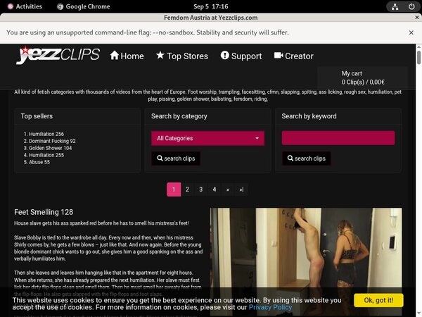 Yezzclips.com Account Premium Free