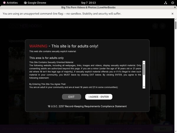 Premium Loveherboobs.com Password