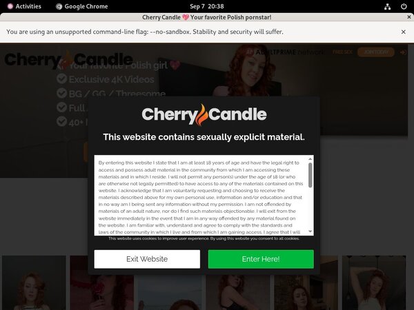 Free Password To Cherry-candle.com